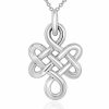 3D Tibetan Love Knot Pendant